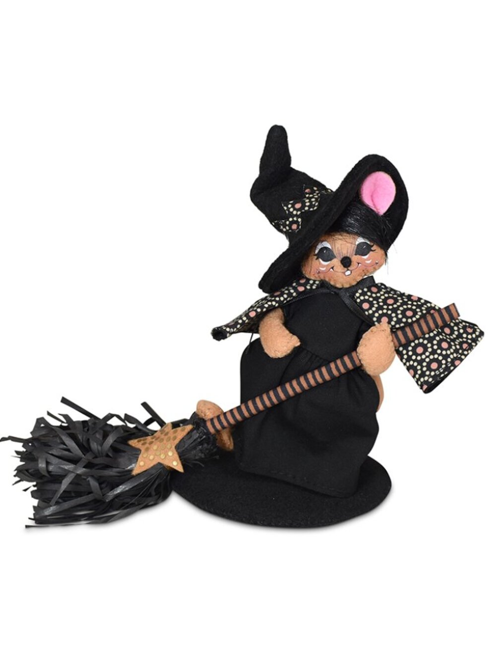 NWT ANNALEE 5" HALLOWEEN "FLYING WITCH MOUSE"